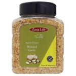 Easy Life Roasted Garlic 325g - Instant Dry Lehsun Granules, Natural Lasun Powder Flakes, Dehydrated Lahsun Seasoning for Bread, Pickles, Pizza, Pasta, Toppings, Biryanis, and Sabzis (Chef's Basket) - Fast UK Delivery