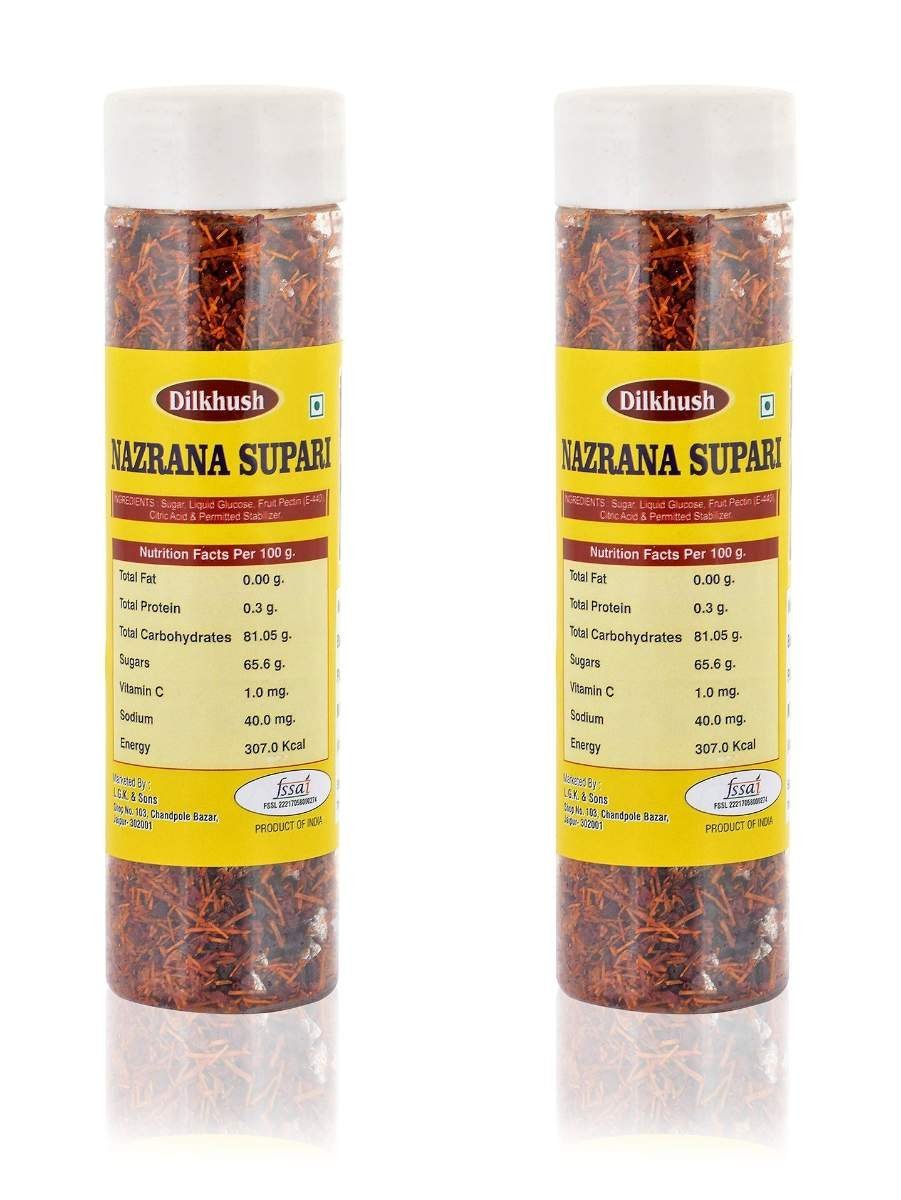 uk81XjudNAgL-1.jpg DilKhush Nazrana Supari, 300 Grams, Pack of 2 - Fast UK Delivery - Image 1