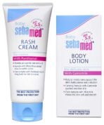 SebaMed Baby Rash Cream, 100ml & Baby Lotion, 100ml Combo - Fast UK Delivery