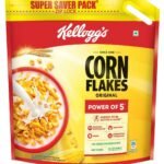 Kellogg's Corn Flakes Original 1.2kg | Power of 5: Energy, Protein, Iron, IMMUNO NUTRIENTS, Vitamins B1, B2, B3 & C| Corn Flakes, Breakfast Cereal - Fast UK Delivery