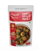 OrganoNutri Kashmiri Dum Aloo Masala | Pack of 2: 100g each | Ready to Use Complete Spice Mix | Resealable Eco-Zipper Pouch - Fast UK Delivery