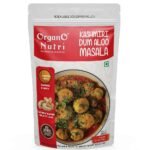 OrganoNutri Kashmiri Dum Aloo Masala | Pack of 2: 100g each | Ready to Use Complete Spice Mix | Resealable Eco-Zipper Pouch - Fast UK Delivery