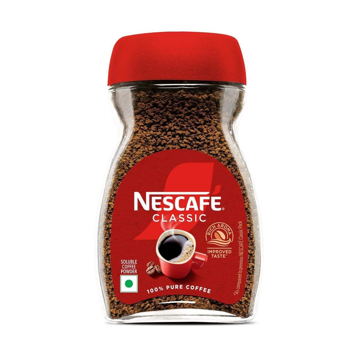 uk81bY6Zci8L-1.jpg NESCAFE Classic Instant Coffee Powder | Great start to your morning | 100% Pure Coffee |45g Jar - Fast UK Delivery - Image 1
