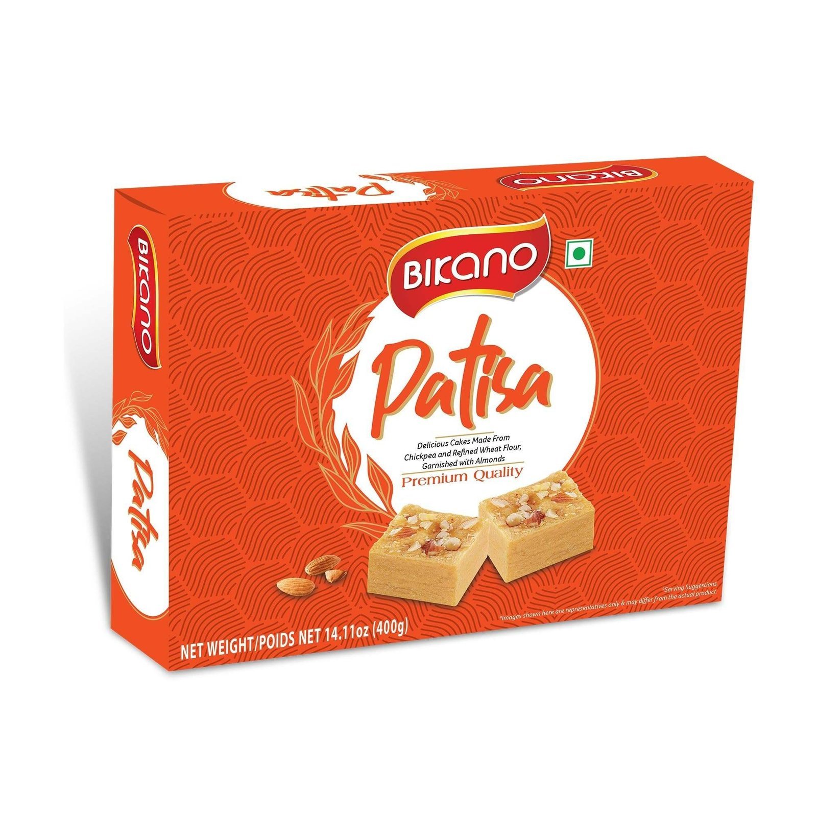 uk81cEwHORXaL-1-1.jpg Bikano Patisa | Festive Sweet | Traditional Indian Sweet | 400g - Fast UK Delivery - Image 1
