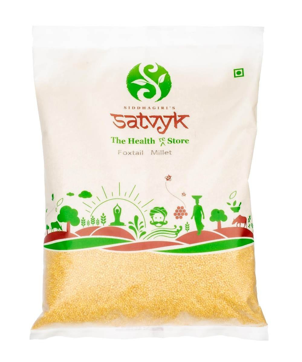 uk81cl5sO7MJL-1.jpg Siddhagiri's Satvyk Organic Foxtail Millet, 500 mg - Fast UK Delivery - Image 1