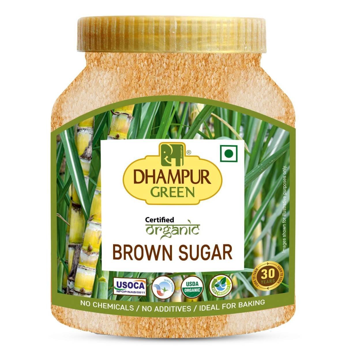 uk81d-M7XnwqL.jpg Dhampure Speciality Organic Brown Sugar, 800G | Source Of Minerals | Healthier Substitute For White Sugar |Chemical Free Sulphurless No Preservatives - Fast UK Delivery - Image 1