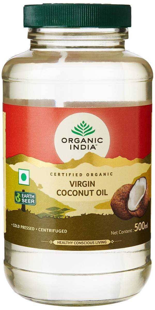 uk81dVRDeFbDL.jpg Organic India Virgin Coconut Oil, 500ml - Fast UK Delivery - Image 1