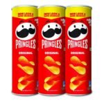 Kellogg's Pringles Original, 3 X 107 Gram - Fast UK Delivery