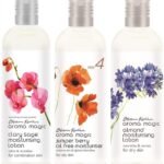 Aroma Magic Juniper Berry Oil Free Moisturiser, 100ml & Clary Sage Moisturising Lotion, 100ml & Almond Moisturing Lotion Nourishes & Revives Daily Use Moisturiser - Fast UK Delivery