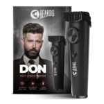 Beardo Don Trimmer for Men | 150 min Run Time | 20 Length Settings | Cordless | Washable Stainless Steel Blades | Powerful Li+ battery for quick charging | Stylish Gun Metal finish | Gift For Brother | Gift For Friends - Fast UK Delivery