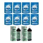 Diabliss Diabetic Friendly Sugar 500g Pouch pack of 8, Herbal Water for Hypertension Management pack of 2