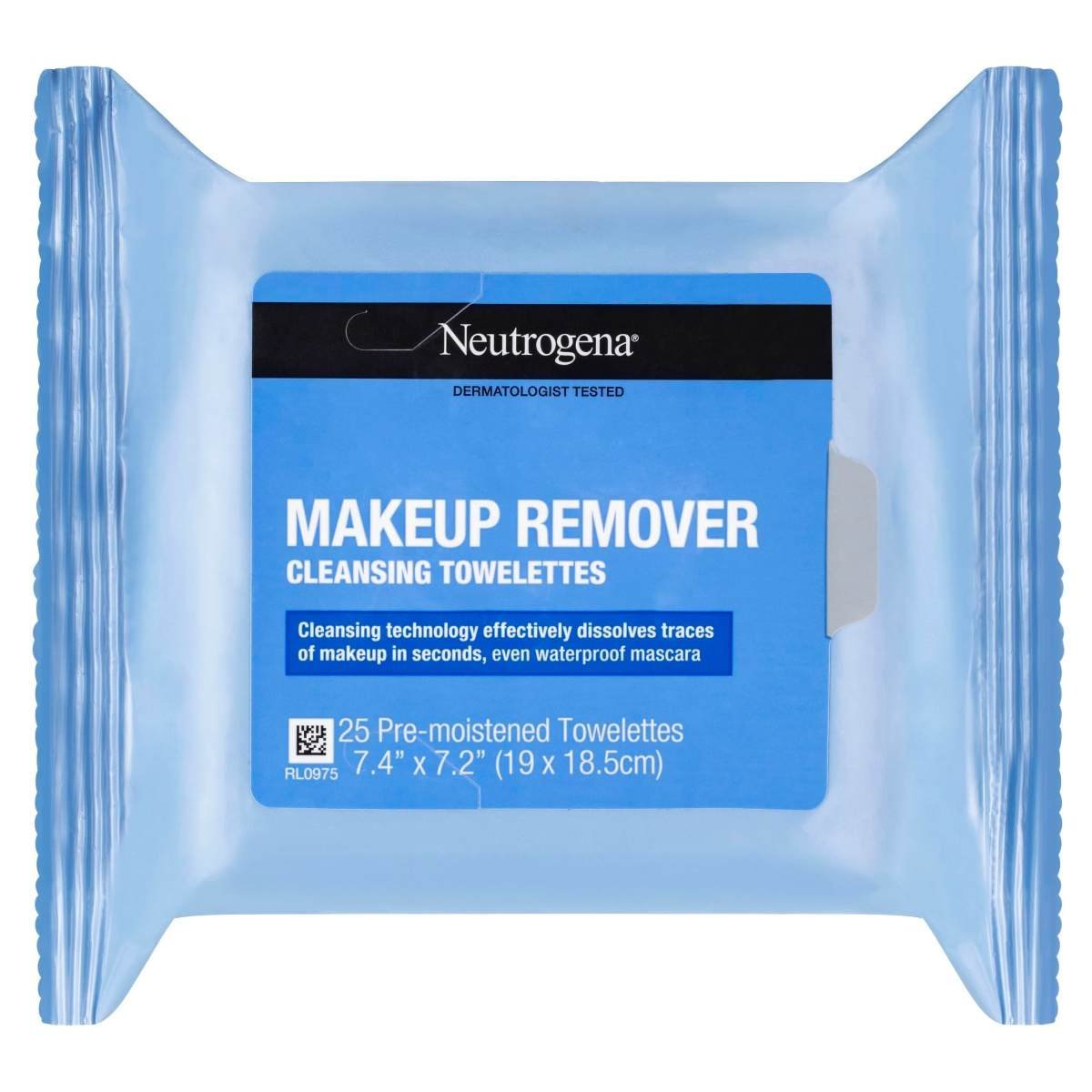 uk81ew3BqKq0L-1-1.jpg Neutrogena Makeup Remover Cleansing Towelettes Refill Pack, 25 Count - Fast UK Delivery - Image 1
