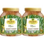 Dhampure Speciality Organic Jaggery Powder, 1.6Kg (800Gx2) | Desi Shakkar Powder | Source Of Minerals | Healthier Substitute For White Sugar | Free From Chemical Fertilizers, Preservatives - Fast UK Delivery