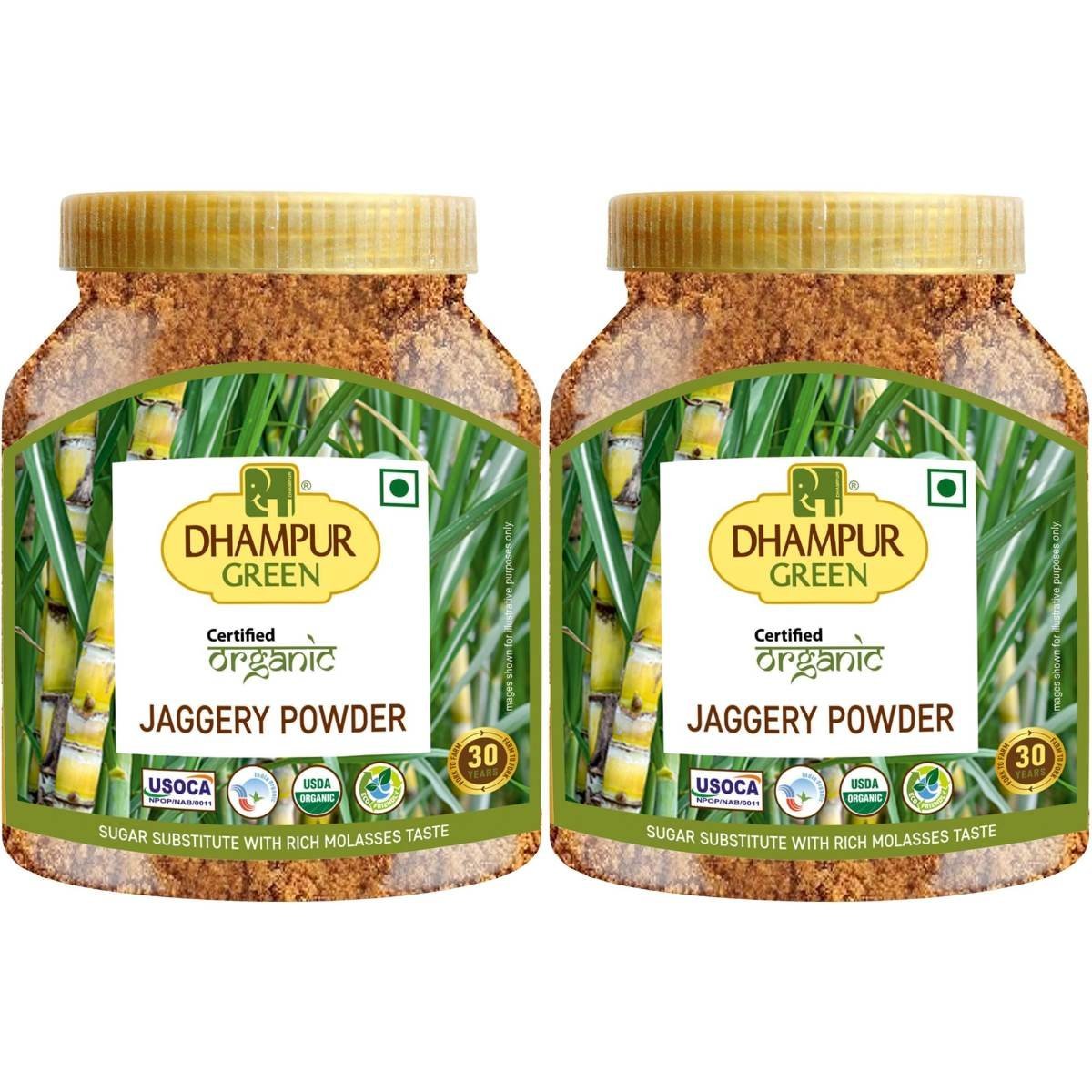 uk81fL3koCqkL.jpg Dhampure Speciality Organic Jaggery Powder, 1.6Kg (800Gx2) | Desi Shakkar Powder | Source Of Minerals | Healthier Substitute For White Sugar | Free From Chemical Fertilizers, Preservatives - Fast UK Delivery - Image 1