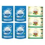 Diabliss Combo Tea 30 x 10g Sachets pack of 3, Sugar 500g Pouch pack of 4 - Low Glycemix Index Diabetic Friendly