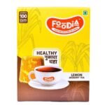 FOODIA Lemon Jaggery Tea for Tea lover (400 gm) - Fast UK Delivery