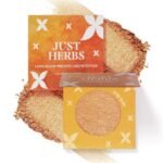 Just Herbs Lumi Glow Pressed Highlighter for Face Makeup Shea Butter + Vitamin C, 3.5 g (The Sun) - Fast UK Delivery