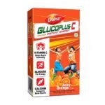 DABUR Glucoplus-C Instant Powder Energy Glucose (Orange Flavour) - 1Kg | Replenishes Energy | 20% More Glucose In Every Sip | Vitamin C Helps Boosts Immunity | Calcium Supports Bone Health - Fast UK Delivery