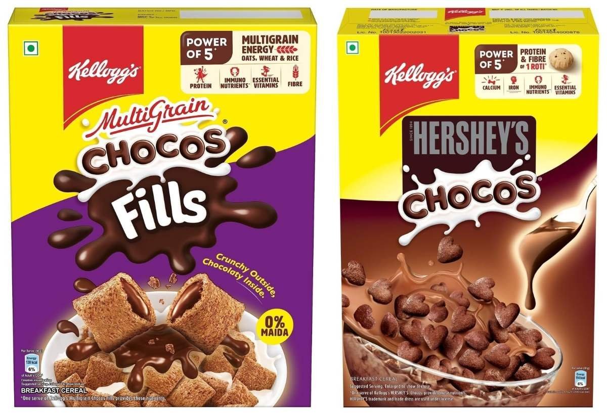 uk81gt3bVocNL-1-1.jpg Kellogg's Hershey's Chocos, 325g Pack & Kellogg's Chocos Fills, 250g - Fast UK Delivery - Image 1
