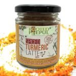 Rooted Peepul Spiced Turmeric Latte Mix | Golden Latte with Lakadong Turmeric | Pure & Delicious | Healthy Turmeric Milk | (75 Gms) - Fast UK Delivery