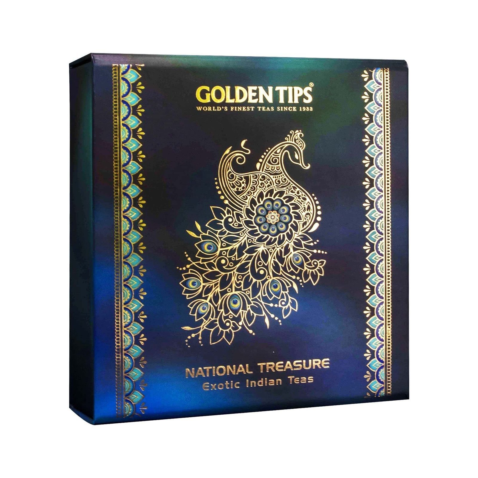 uk81iVk1yYT0L-1-1.jpg Golden Tips National Treasure Exotic Indian Darjeeling Tea Box (2.46oz - 70 gm - 35 cups) - Fast UK Delivery - Image 1