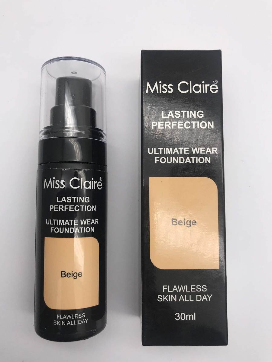 uk81ifulsui7L-1-1.jpg Miss Claire Oil Ultimate Wear Foundation Luminous Natural 36 Beige - Fast UK Delivery - Image 1