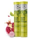 Wellbeing Nutrition Apple Cider Vinegar (ACV) for Weight Loss with Mother & Garcinia Cambogia, Pomegranate| Weight Management, Gut Health, Supports Digestion, Boosts Metabolism 17 Effervescent Tablet - Fast UK Delivery