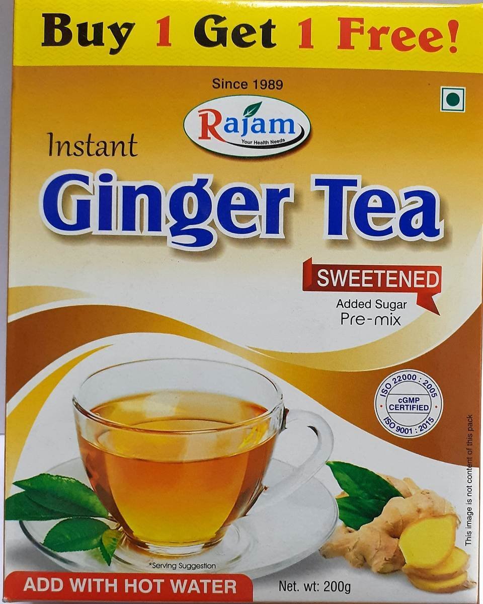 uk81jayhUH0L-1.jpg Rajam Ginger Tea 200 Gram Box (Buy 1 Get 1 Free) - Fast UK Delivery - Image 1