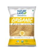 Natureland Organics Amaranth/Rajgira Sabut 500 Gm - Gluten Free - Fast UK Delivery