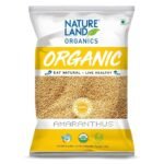 Natureland Organics Amaranth/Rajgira Sabut 500 Gm - Gluten Free - Fast UK Delivery