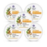 Ayouthveda Skin Richment Body Butter, Guard Skin from Damage with Its Nutrient-Rich Element, Mango, Cocoa, Moringa Butter (Pack of 5) (200gm each) - Fast UK Delivery