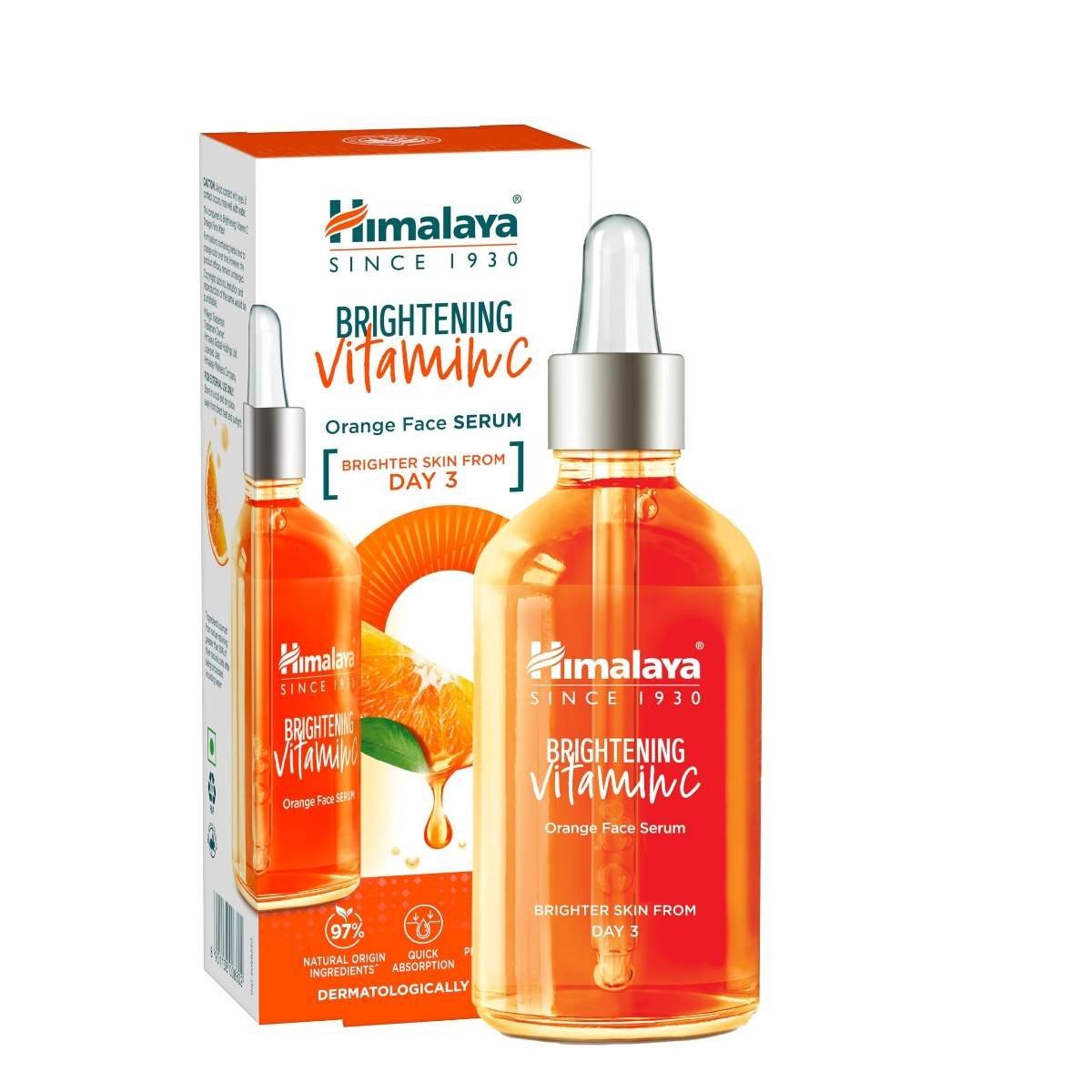 uk81kn2o6GdFL-1-1.jpg Himalaya Brightening Vitamin C Serum I 5X Vitamin C & 10 X Niacinamide I Brighter Skin from Day 3 | 15 ml - Fast UK Delivery - Image 1