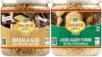 Dhampure Speciality Spiced Jaggery Powder - Masala Gur For Chai And Ginger Jaggery Powder, 550G - Fast UK Delivery