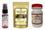 Kamdhenu Laboratories Skin Glowing Scrub Kit| For men and women| Santra Chilka Powder 100 grams, Kumkumadi Oil 30 ml,Kaolin Clay 200 grams| For glwoing, bright, radiant, clean and healthy skin - Fast UK Delivery