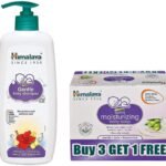 Himalaya Baby Shampoo (400 Ml) & Himalaya Extra Moisturizing Baby Soap (75G, Free) - Fast UK Delivery