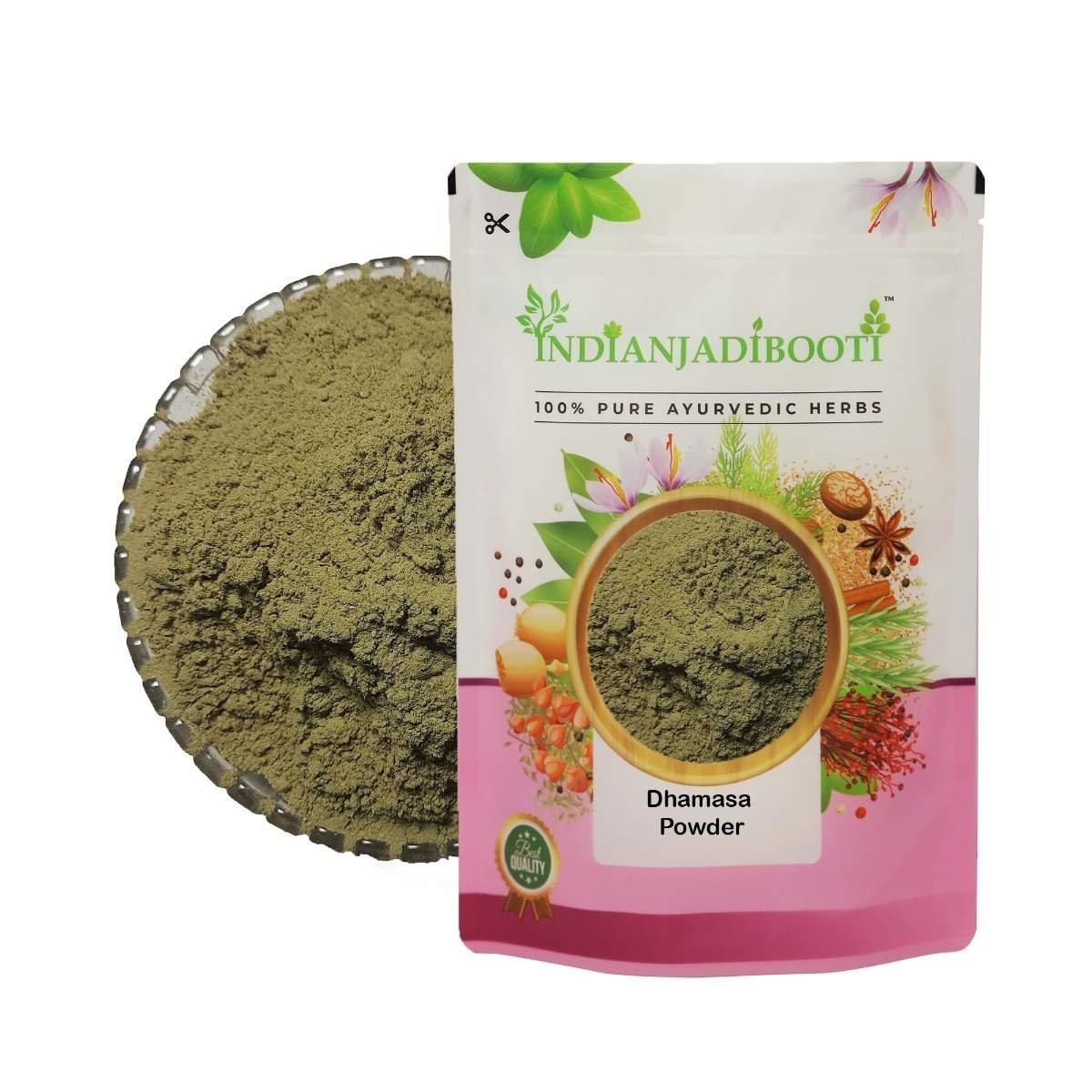 uk81oGibTc41L-1-1.jpg IndianJadiBooti Dhamasa Powder - Damasha Panchang | Fagonia Cretica | Desert Fagonia | Yavasa | Camelorum | Jawasa | Dhamaso Powder - Dhamasha - Dhamaasa 400 Grams Pack - Image 1