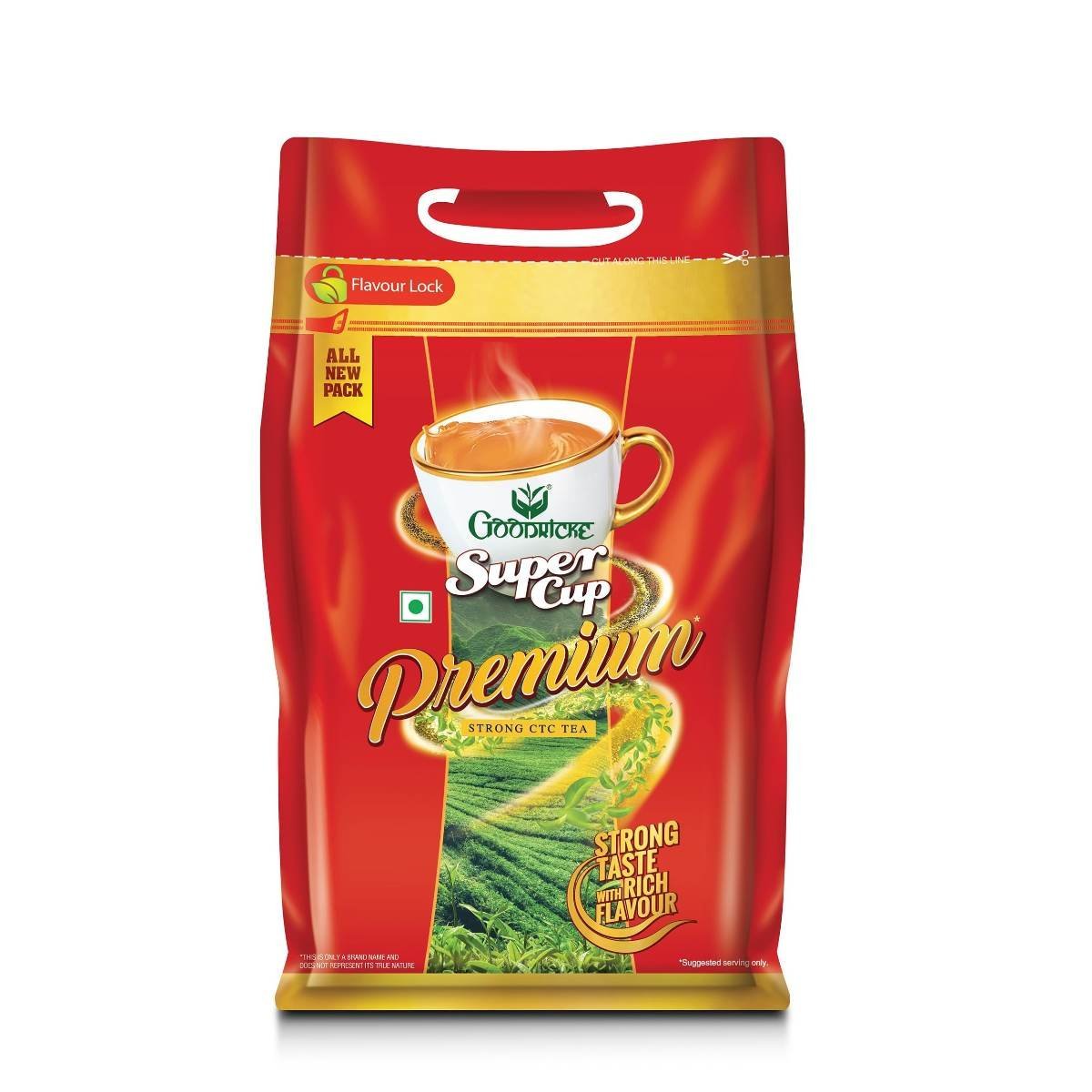 uk81oMkJUNouL-1.jpg GOODRICKE SuperCup Premium Assam Tea - 1 kg | Strong Taste and Rich Flavour - Fast UK Delivery - Image 1
