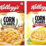 Kellogg's Corn Flakes Real Almond Honey, Breakfast Cereals, 650g Pack & Corn Flakes Original, High in Iron, High in B Group Vitamins, Breakfast Cereals, 475g Pack - Fast UK Delivery