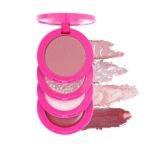 Swiss Beauty Craze Baesic 4-in-1 Multi-Face Palette | Lip & cheek cream | 2 Eyeshadow shades | 1 Highlighter | Shade- Solulu, 6g - Fast UK Delivery