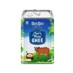 Sri Sri TATTVA shuddhta ka naam Cow Ghee - Pure Cow Ghee for Better Digestion and Immunity - 5 Liter - Fast UK Delivery