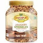 Dhampure Speciality Jaggery Sprinkles,700G,Chemical Free Jaggery,No Sulphur,No Coloring Agent & Preservatives,Nutrient Rich Gud Powder,Hand Crushed Jaggery Powder Pearls From Jaggery Block - Fast UK Delivery