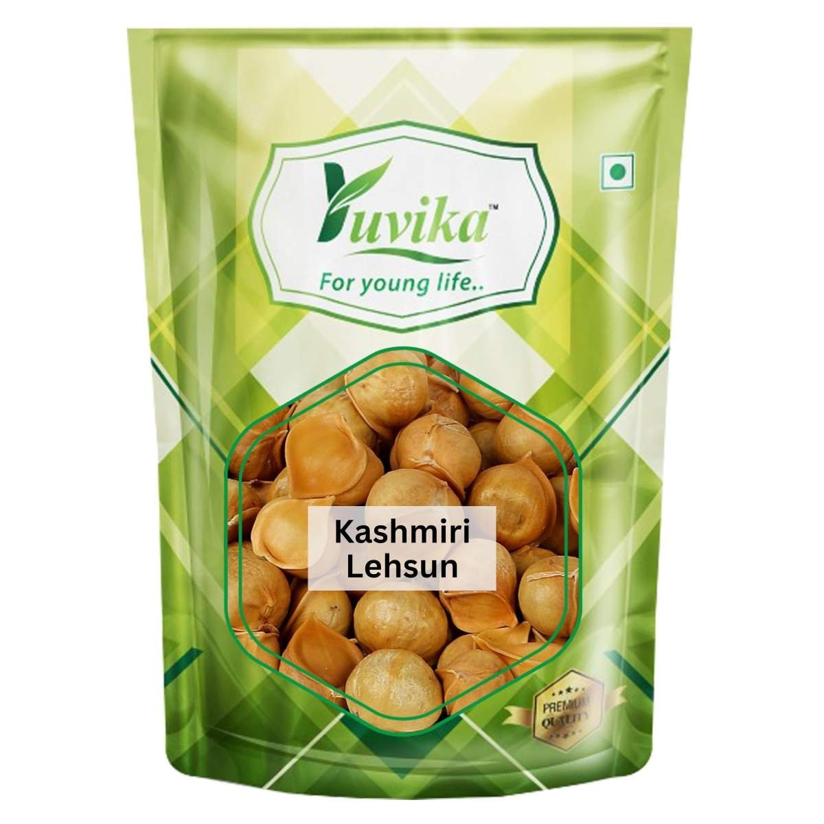 uk81q0fniiV9L-1.jpg Yuvika Kashmiri Lehsun - Snow Mountain Garlic - Allium sativum - Lesun 200 Grams - Fast UK Delivery - Image 1