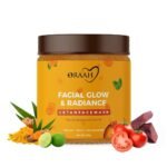 Oraah Facial Glow & Radiance Ubtan Facepack for Glowing Skin, Oil Control, Acne, Pimples, Detan, Blemishes, Pigmentation & Brightening - 100gm - Fast UK Delivery
