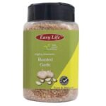 Easy Life Roasted Garlic 150g (Housewife's Easy Buy for Kitchen Shelf - a Perfect Instant & Quick Solution - Dry Lehsun Granules Dried Natural Lasun Powder Flakes Bread Pizza Pasta Biryanis Subzis) - Fast UK Delivery