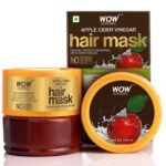 WOW Skin Science Apple Cider Vinegar Hair Mask with Apple Cider Vinegar & Sweet Almond Oil, 200 ml - Fast UK Delivery