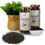Hamiast Raw Basil Seeds, Sabja, Tukmaria, Babri Byol 300g for Weight Loss (150g Pack of 2) Premium - Fast UK Delivery