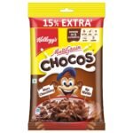 Kellogg's New Multigrain Chocos, 127G | Multigrain Energy, More Chocolatey | No-maida | Power Of 5 Nutrients Protein, Fibre, Iron, Calcium, Vitamins | Kids Breakfast Cereal - Fast UK Delivery