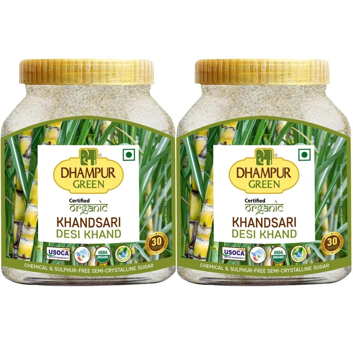 uk81wY1qZHVtL.jpg Dhampure Speciality Desi Khand Khandsari Sugar, 1.6 Kg (800G X 2) - Fast UK Delivery - Image 1