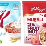 Kellogg's Combo, Kellogg's Muesli with 21% Fruit and Nut Pouch, 500 g and Kellogg's Special K Original, Breakfast Cereals, 435g - Fast UK Delivery