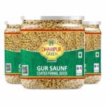 Dhampure Speciality Gur Saunf, 750G (250Gx3) | Mouth Freshener | Mukhwas Gur Saunf | Jaggery Coated Fennel Seeds | After Meal Snack - Fast UK Delivery